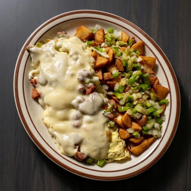Polish Sausage Omelet.