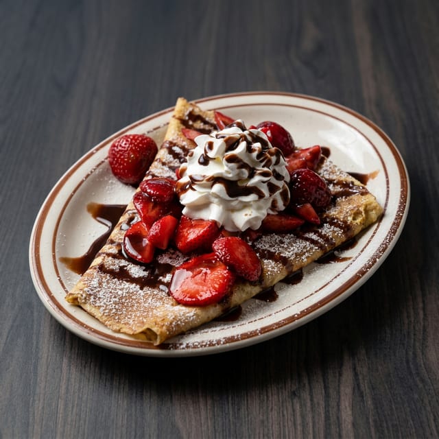 Strawberry Crepe.
